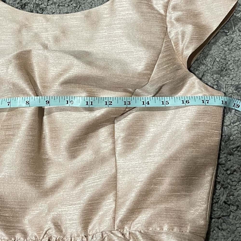 Alfred Sung Pearl Pink Cocktail Dress Homecoming Prom Wedding Formal, Size 8 - Picture 4 of 8